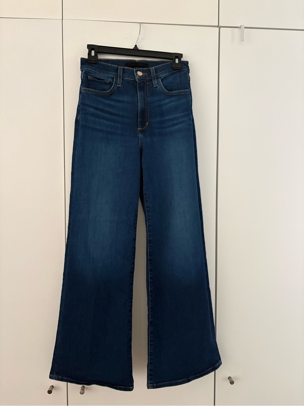 Joes Jeans - Mia Petite 26 High-Rise Wide-Leg Jeans in Exhale